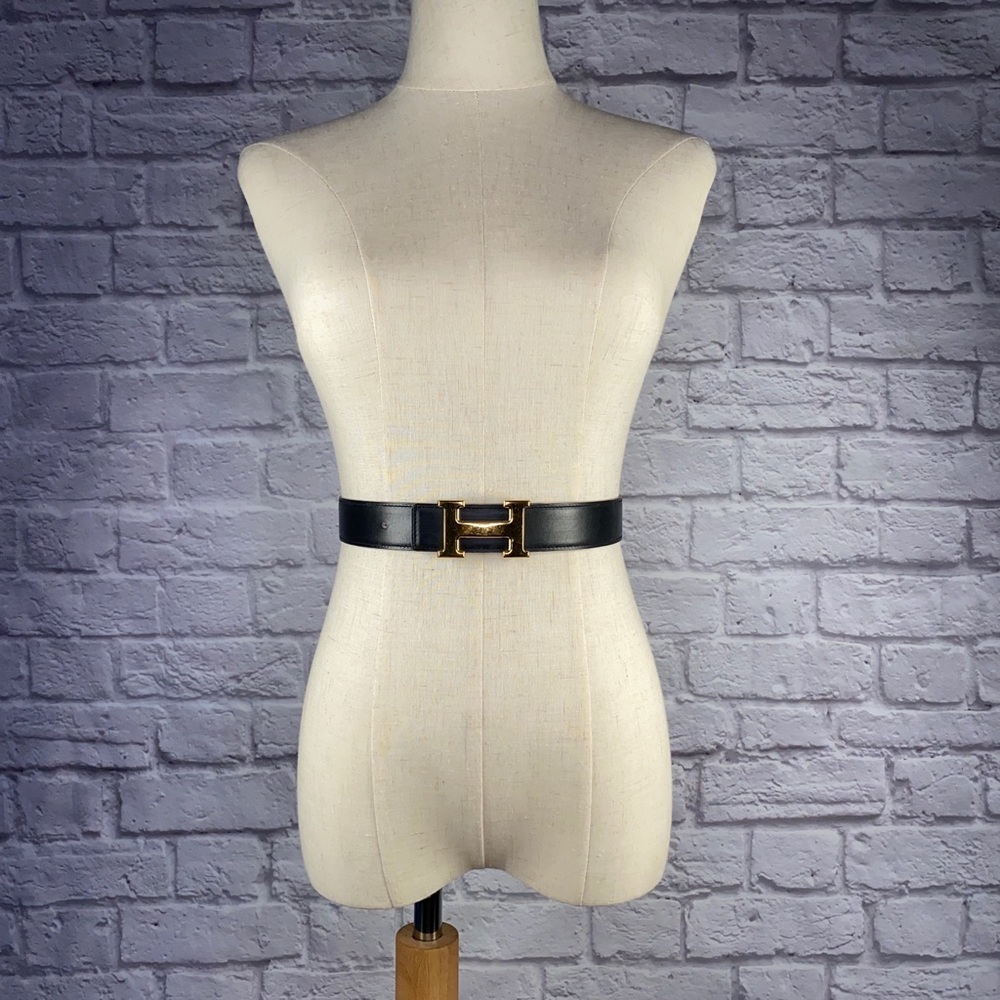 Authentic Vintage Hermes Reversible H Belt